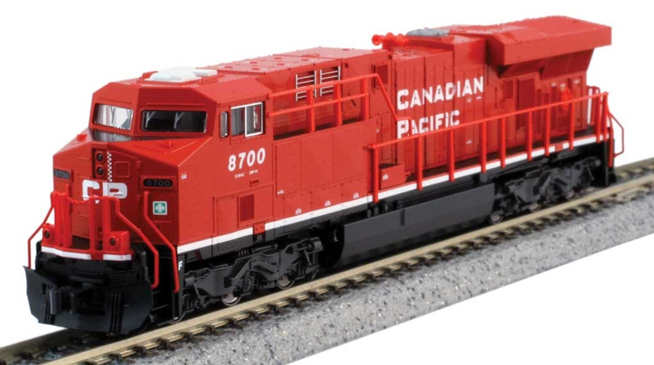 Kato N 176-8944 DCC Ready GE ES44AC GEVO Locomotive Canadian Pacific #8701