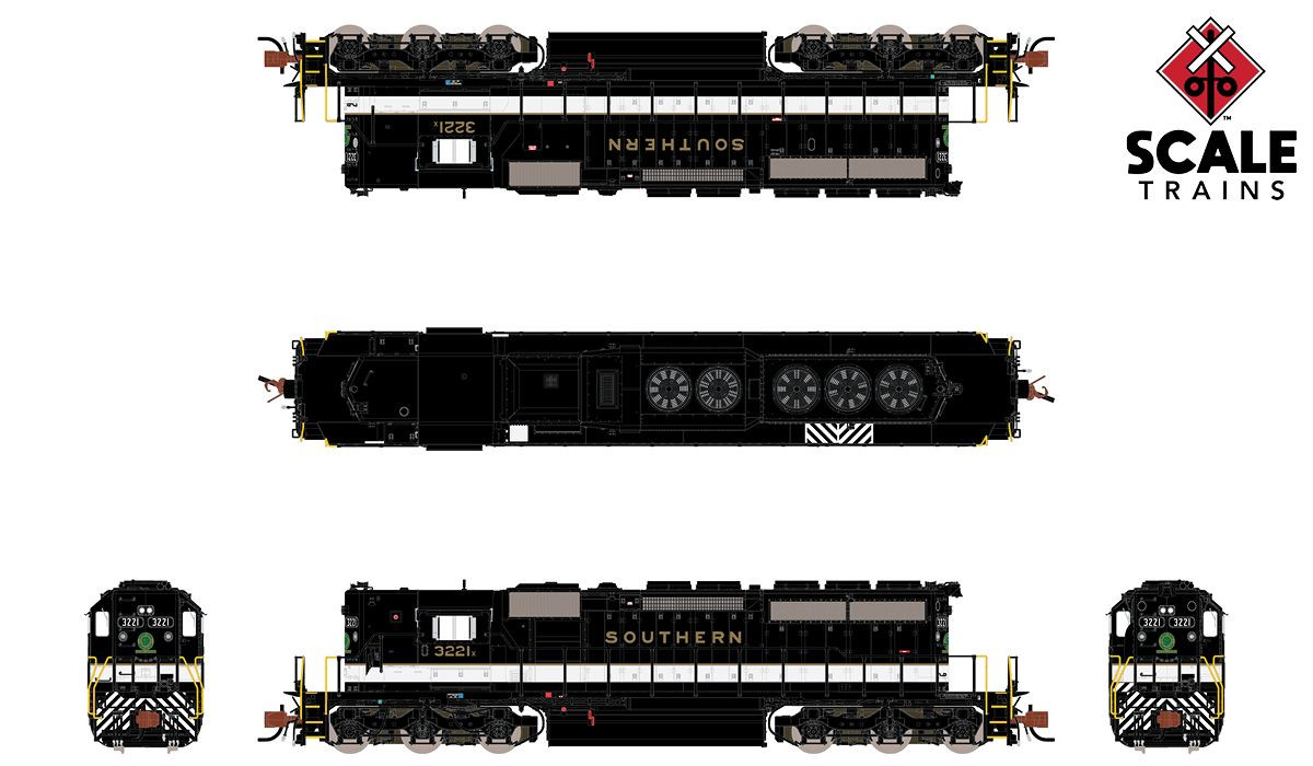 洋書 TWO S ScaleTrains Rivet Counter N SXT33810 DCC Ready EMD SD40-2