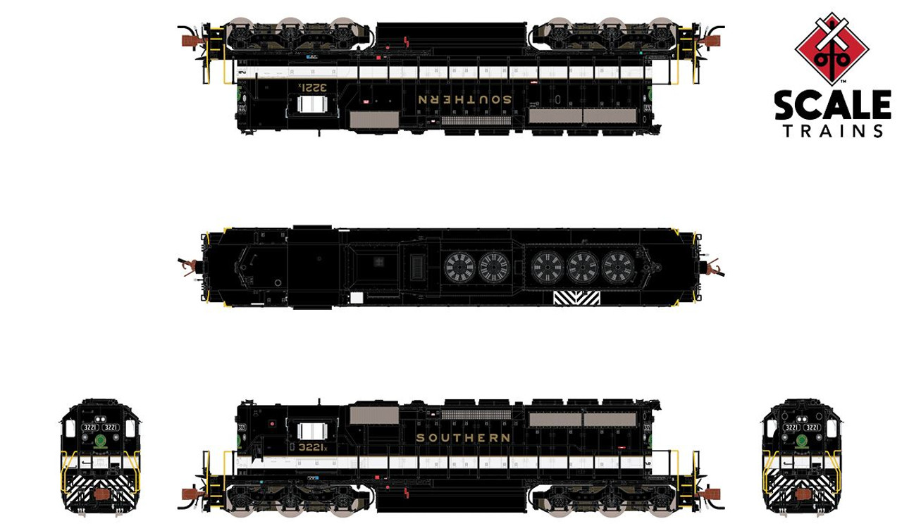 ScaleTrains Rivet Counter N SXT33810 DCC Ready EMD SD40-2