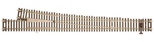 Atlas HO 566 Code 83 Nickel-Silver Rail Brown Ties Custom-Line
