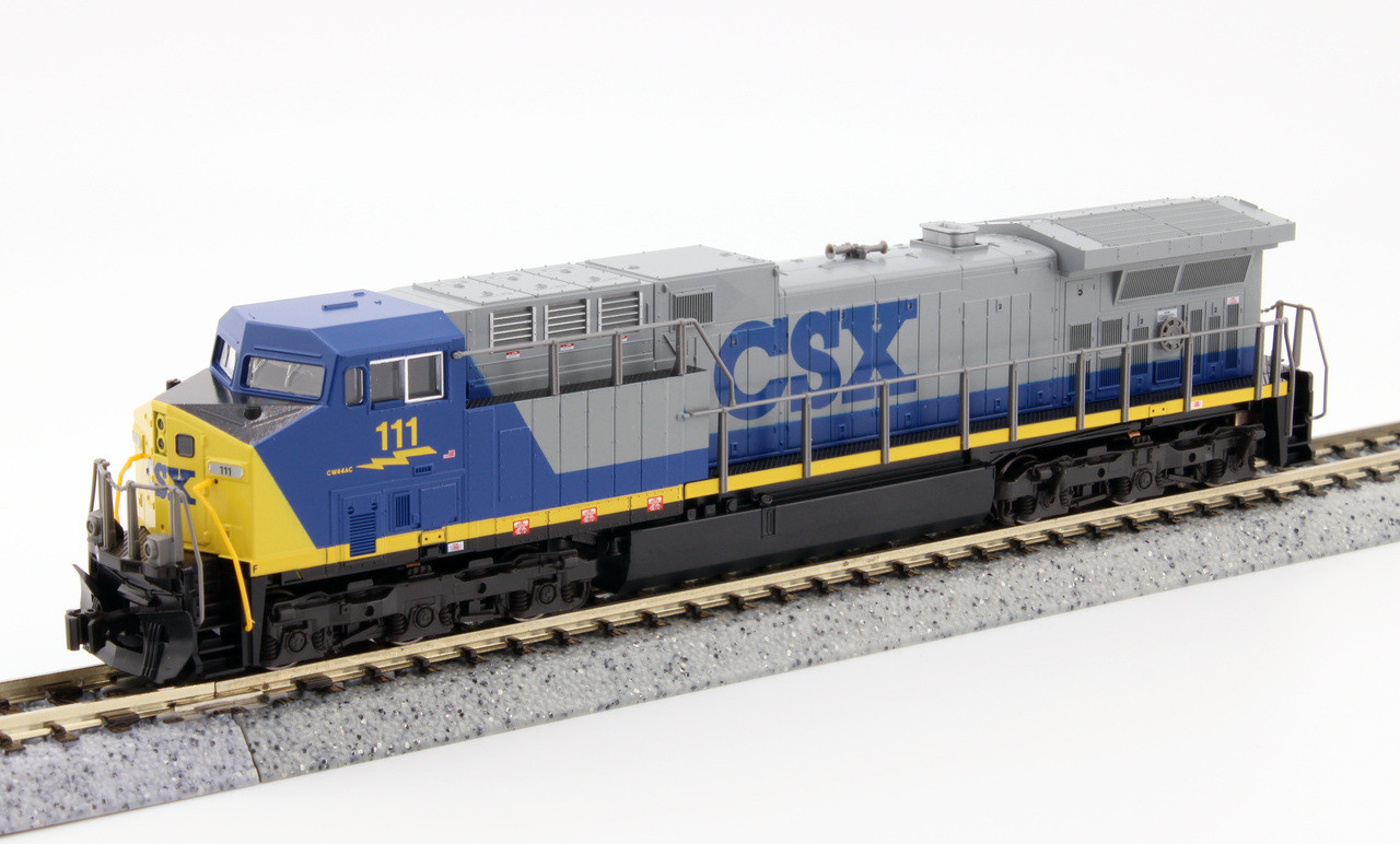 Kato N 176-7044 DCC Ready GE AC4400CW Locomotive CSX #111