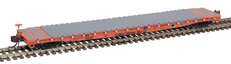 Atlas Master N 50006430 GSI 60' Flatcar Illinois Central Gulf ICG