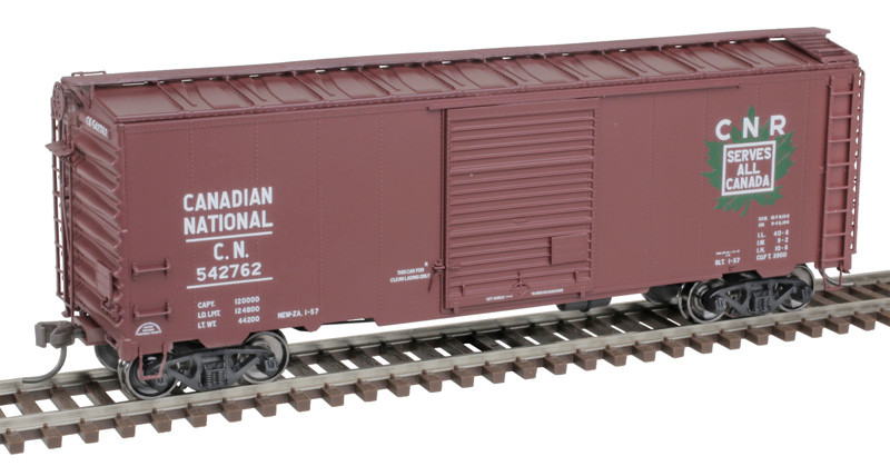 Atlas Master HO 20006830 40' Postwar Boxcar Canadian National CN
