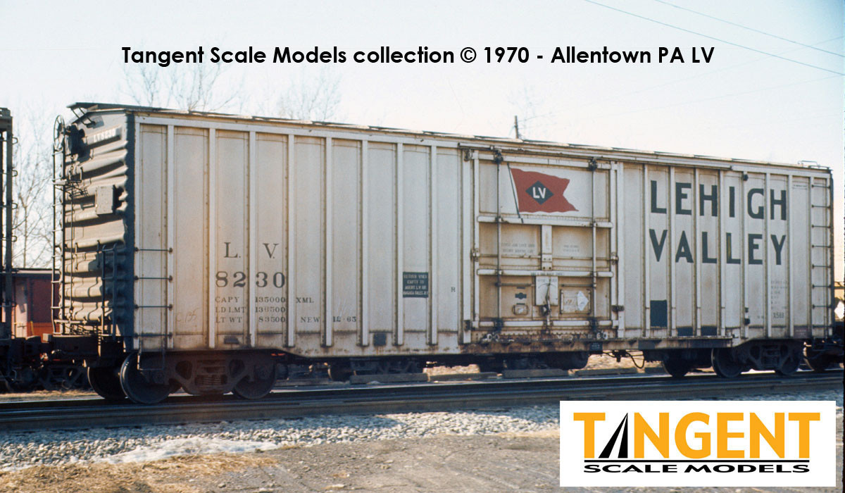 Tangent Scale Models HO 14036-04 PRR Shops X58 Plug Door Boxcar