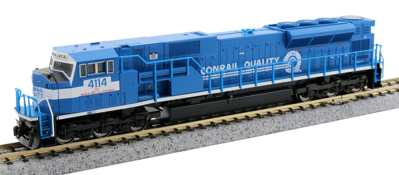 Kato N 176-5515 DCC Ready EMD SD80MAC Locomotive Conrail 'Quality
