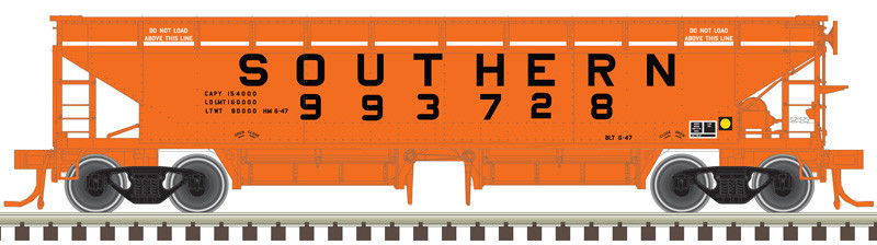 Atlas Master HO 20006797 70-Ton Hart Ballast Car Southern Railway