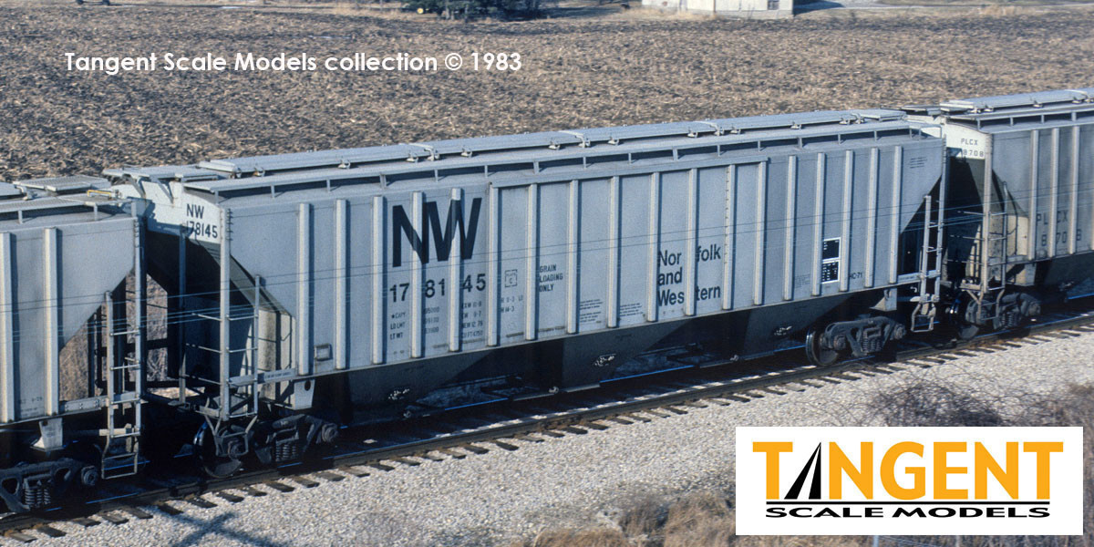 Tangent Scale Models HO 36221-07 NW Roanoke Shops 4750CuFt Covered