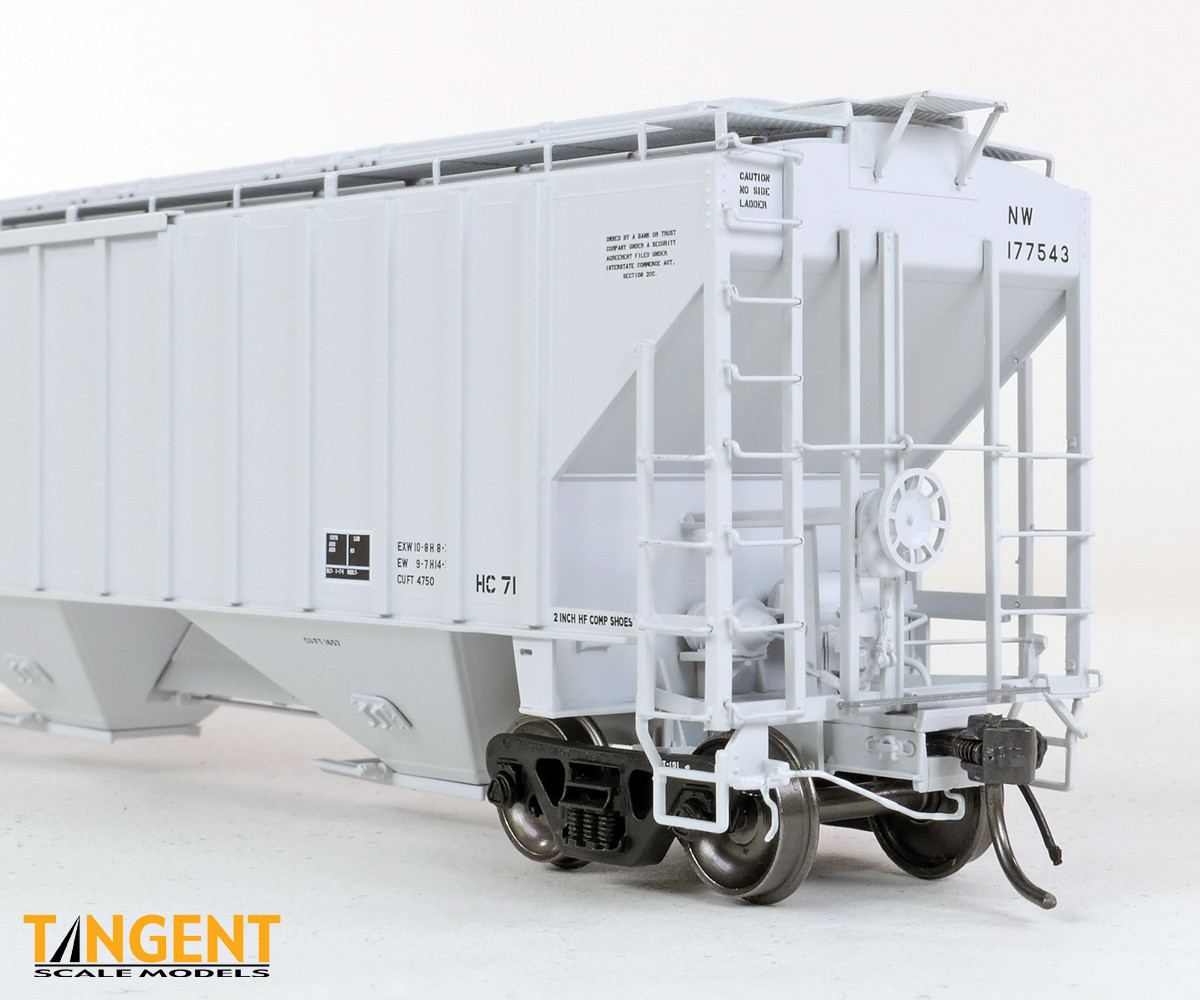 Tangent Scale Models HO 36223-12 NW Roanoke Shops 4750CuFt Covered