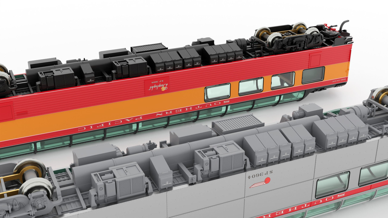 Rapido Trains Inc N 575002 Southern Pacific 3/4 Dome-Lounge Car w