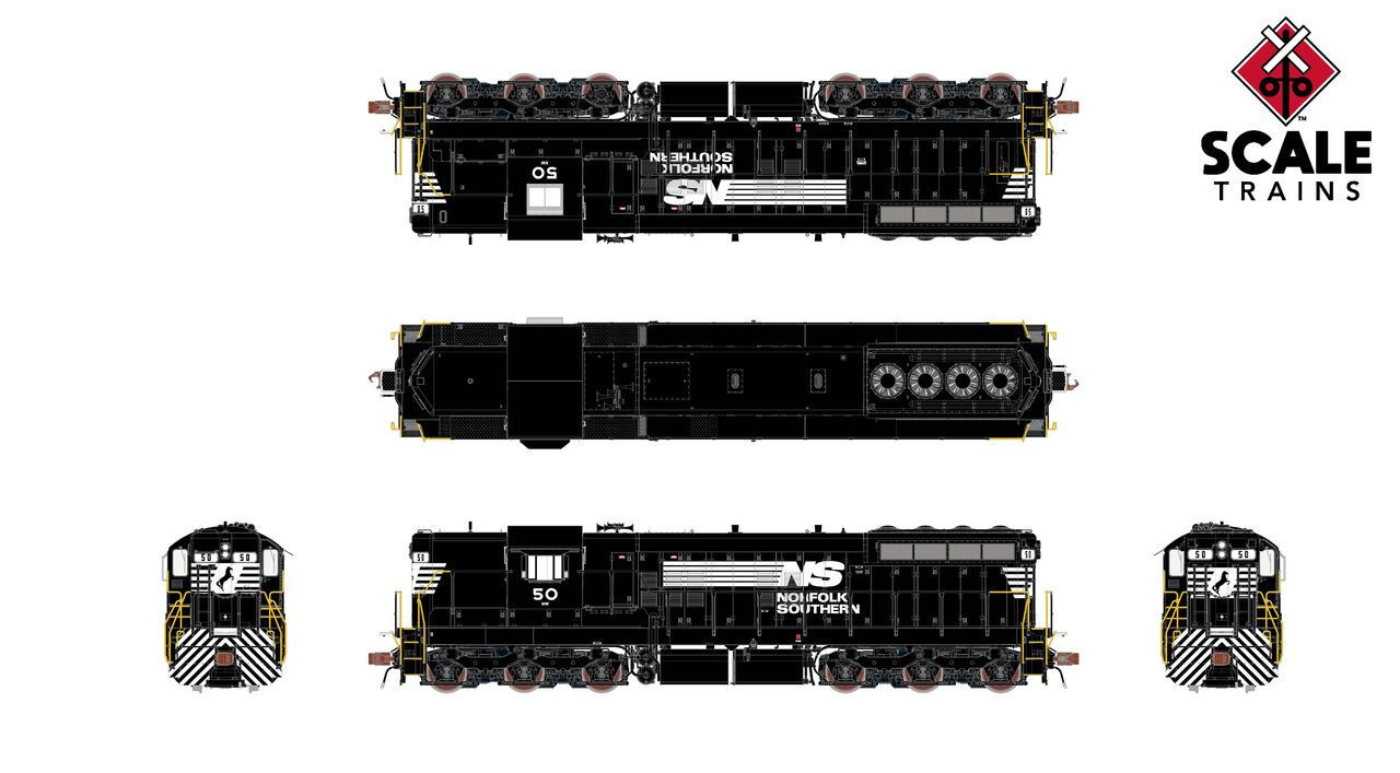 ScaleTrains Rivet Counter HO SXT41181 DCC Ready EMD SD9M