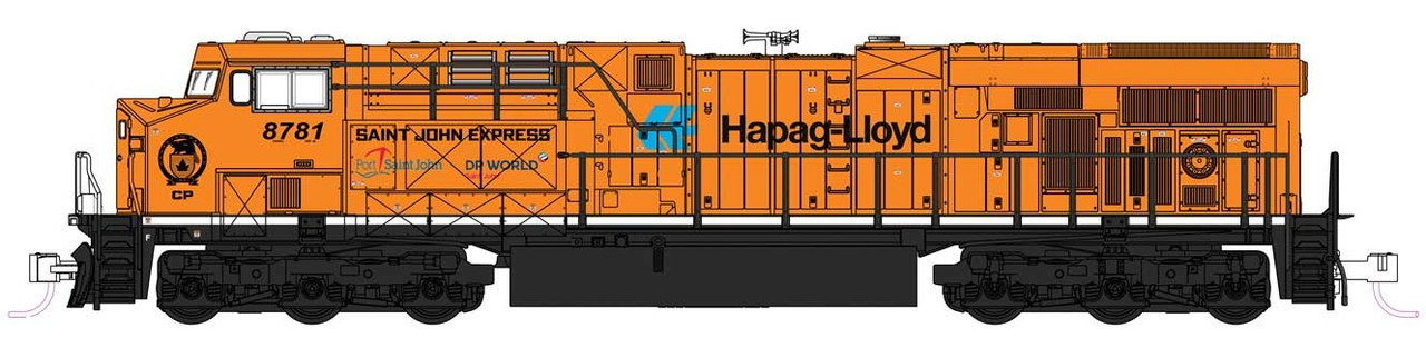 Kato N 176-8961 DCC Ready GE ES44AC GEVO Locomotive Canadian