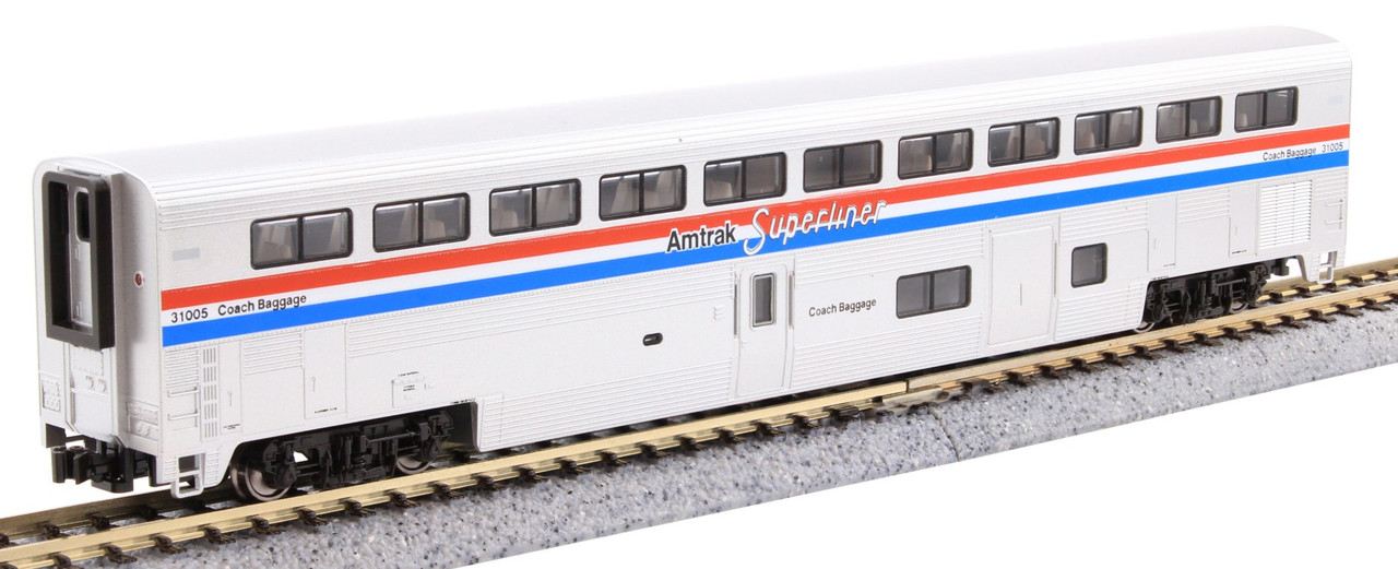 Kato N 106-3530 DCC Ready Amtrak F40PH Locomotive & Superliner