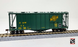 Athearn HO Scale RTR 40' 2600 Airslide Early Version, CGW #11 (Green) Lombard Hobbies Exclusive