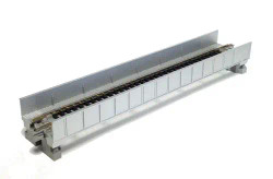 Kato N 20-453 Unitrack Single Track Plate Girder Bridge Silver 186mm 7-5/16