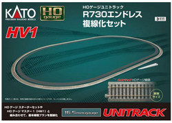 Kato HO Unitrack 3-111 HV1 R730mm Outer Track Oval Set