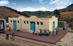 Walthers Cornerstone HO 933-2921, Mission-Style Freight House - Kit