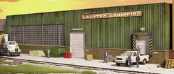 Walthers Cornerstone HO 933-3191 Thin Profile Background Building, Lauston Shipping -Kit
