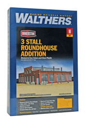 Walthers Cornerstone N 933-3261 Modern Roundhouse 3 Add-On Stalls - Kit