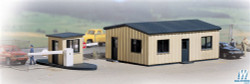 Walthers Cornerstone HO 933-3517 Office and Guard Shack - Kit