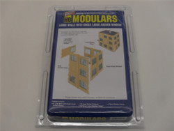 Walthers Modulars HO 933-3734 Large Walls with Single Large Arched Window