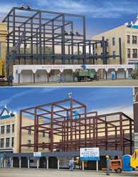 Walthers Cornerstone HO 933-3761 Skyscraper Construction Site - Kit