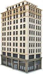Walthers Cornerstone HO 933-3764 Ashmore Hotel - Kit