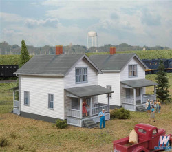 Walthers Cornerstone HO 933-3790 Company House 2-Pack - Kit