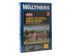 Walthers Cornerstone N 933-3803 Santa Fe Style Depot - Kit