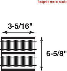 Walthers Cornerstone N 933-3820 Through Plate-Girder Bridge - Kit