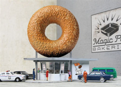 Walthers Cornerstone N 933-3835 Hole-In-One Donut Shop - Kit