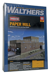 Walthers Cornerstone HO 933-3902 Paper Mill 'Superior Paper' - Kit