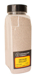 Woodland Scenics B1388 Coarse Ballast Shaker - Light Gray