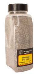 Woodland Scenics B1395 Coarse Ballast Shaker - Gray Blend