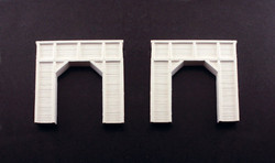 Woodland Scenics N C1154 Single Track Tunnel Portal Timber - 2 Pieces