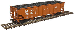 Atlas Trainman HO 20004897 AAR 70 Ton 9-Panel 3-Bay Open Hopper Standard End Missouri Kansas Texas MKT #35542