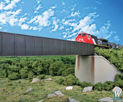 Walthers Cornerstone HO 933-4503 90ft Single-Track Through Girder Bridge - Kit