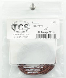 ESU 51946 Thin Wire Cable, 0.5mm Diameter, AWG36, Grey