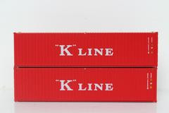 Jacksonville Terminal Company N 405011 40' High Cube  Container K-LINE 2-Pack