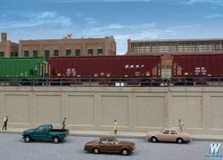 Walthers Cornerstone N 933-3882 Urban Retaining Walls - Kit
