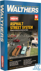 Walthers Cornerstone HO 933-3194 Asphalt Street System - Kit