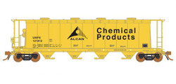 Rapido Trains Inc 1270214 HO 3800 Cu Ft Cylindrical Hopper Alcan Chemical Products UNPX #121448