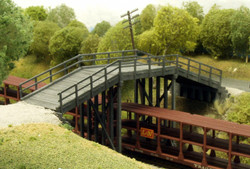 Rix Products HO 628-0200 Rural Timber Overpass - Kit