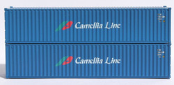 Jacksonville Terminal Company N 405316 40' Standard Height Corrugated Container CAMELLIA LINE 2-Pack