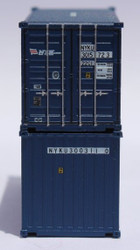 Jacksonville Terminal Company N 205314 20' Standard Height Container NYK LOGISTICS 'Megacarrier' 2-Pack