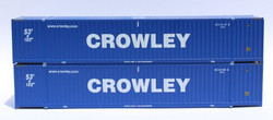 Jacksonville Terminal Company N 535031 53' High Cube Container CROWLEY 2-Pack
