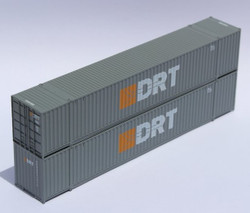 Jacksonville Terminal Company N 535030 53' High Cube Container DRT Transportation 2-Pack