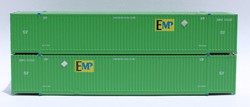 Jacksonville Terminal Company N 537053 53' High Cube Container EMP 2-Pack