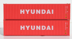 Jacksonville Terminal Company N 405020 40' High Cube  Container HYUNDIA 2-Pack