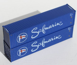 Jacksonville Terminal Company N 405062 40' High Cube  Container SAFMARINE 2-Pack
