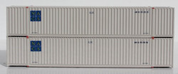 Jacksonville Terminal Company N 535039 53' High Cube Container UMAX patch ex NACS 2-Pack